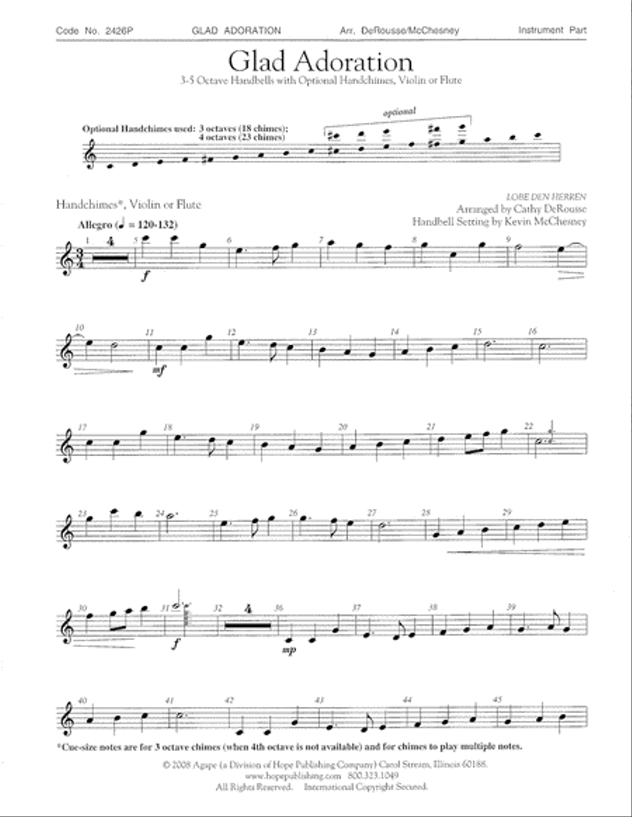 Glad Adoration Glad Adoration Flute scores gallery preview page 2