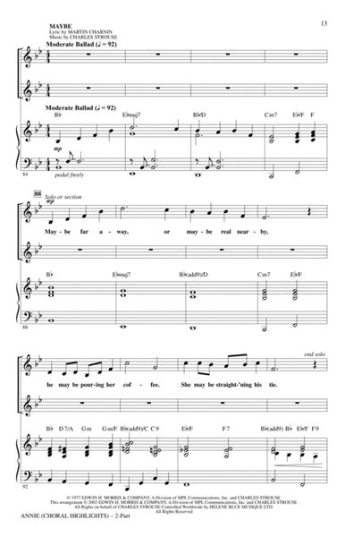 Annie (Choral Highlights) (arr. Roger Emerson)
