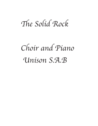 The Solid Rock Easy Choir and Piano