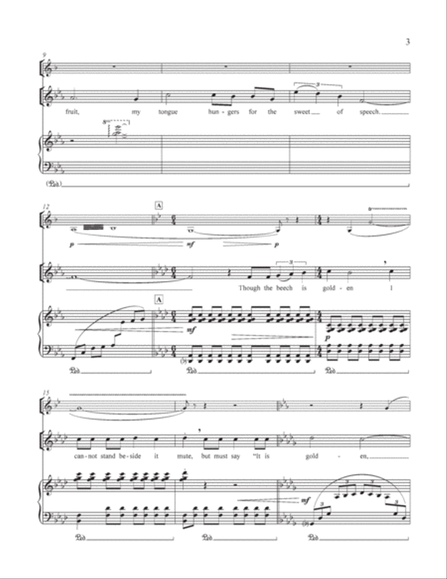 The Great Trees: 2. The Silence Soprano Voice scores gallery preview page 9
