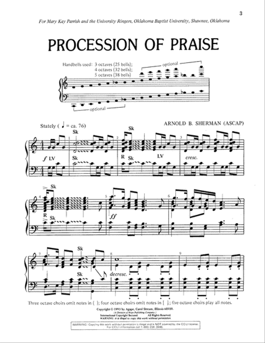 Procession of Praise 5-Octaves scores gallery preview page 4
