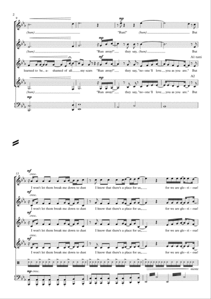 This Is Me SSAA scores gallery preview page 2