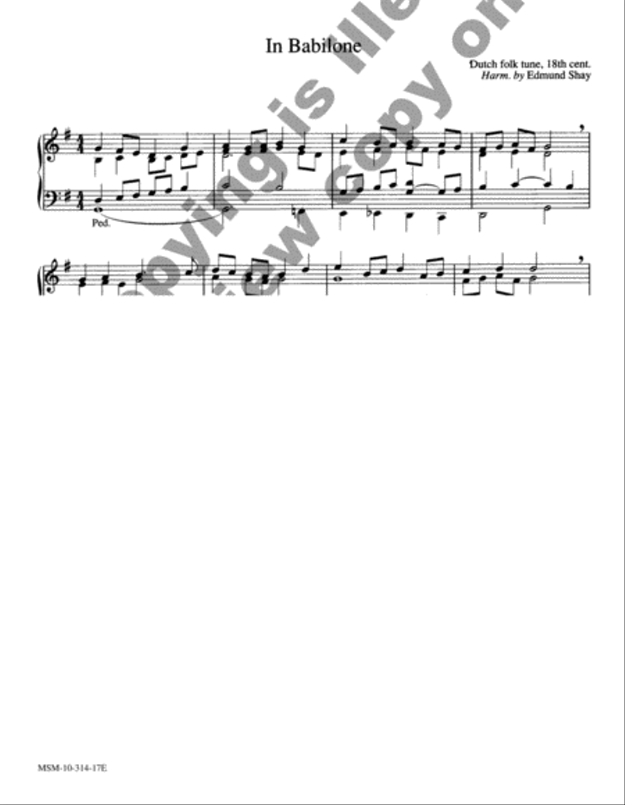 Hymn Harmonizations, Set 3 Organ scores gallery preview page 25