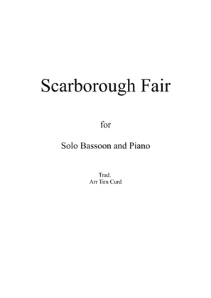 Book cover for Scarborough Fair for Solo Bassoon and Piano