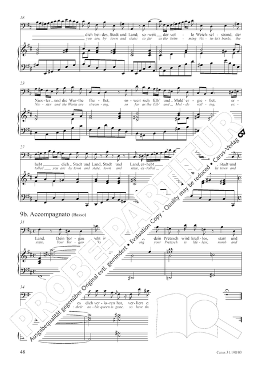 Let, Princess, let but one more ray (Lass, Furstin, lass noch einen Strahl) 4-Part scores gallery preview page 49