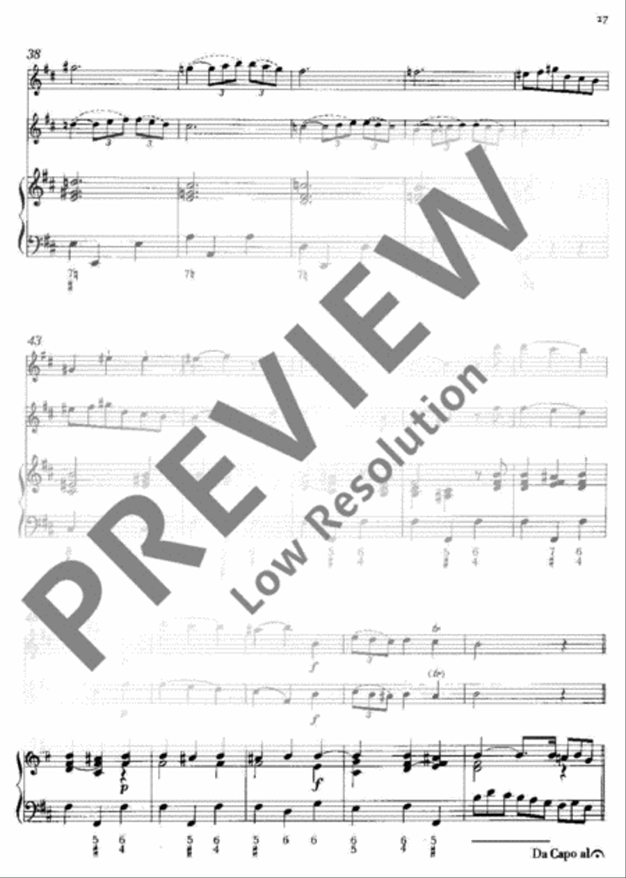 Triosonata B minor Triosonata B minor Flute scores gallery preview page 18