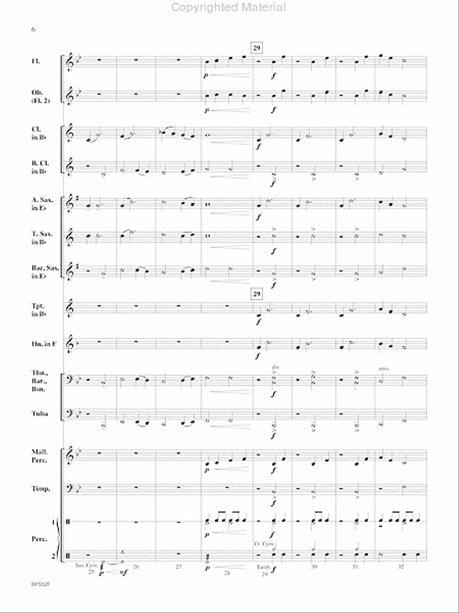 Redhawk Concert Band scores gallery preview page 7