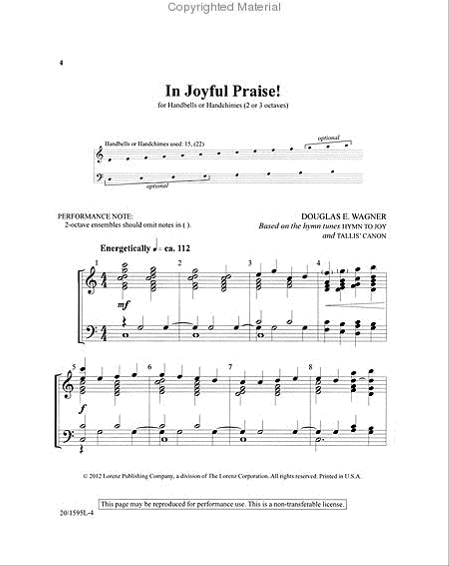 Ring for Joy! - Volume 2 Ring for Joy! - Volume 2 3-Octaves scores gallery preview page 2
