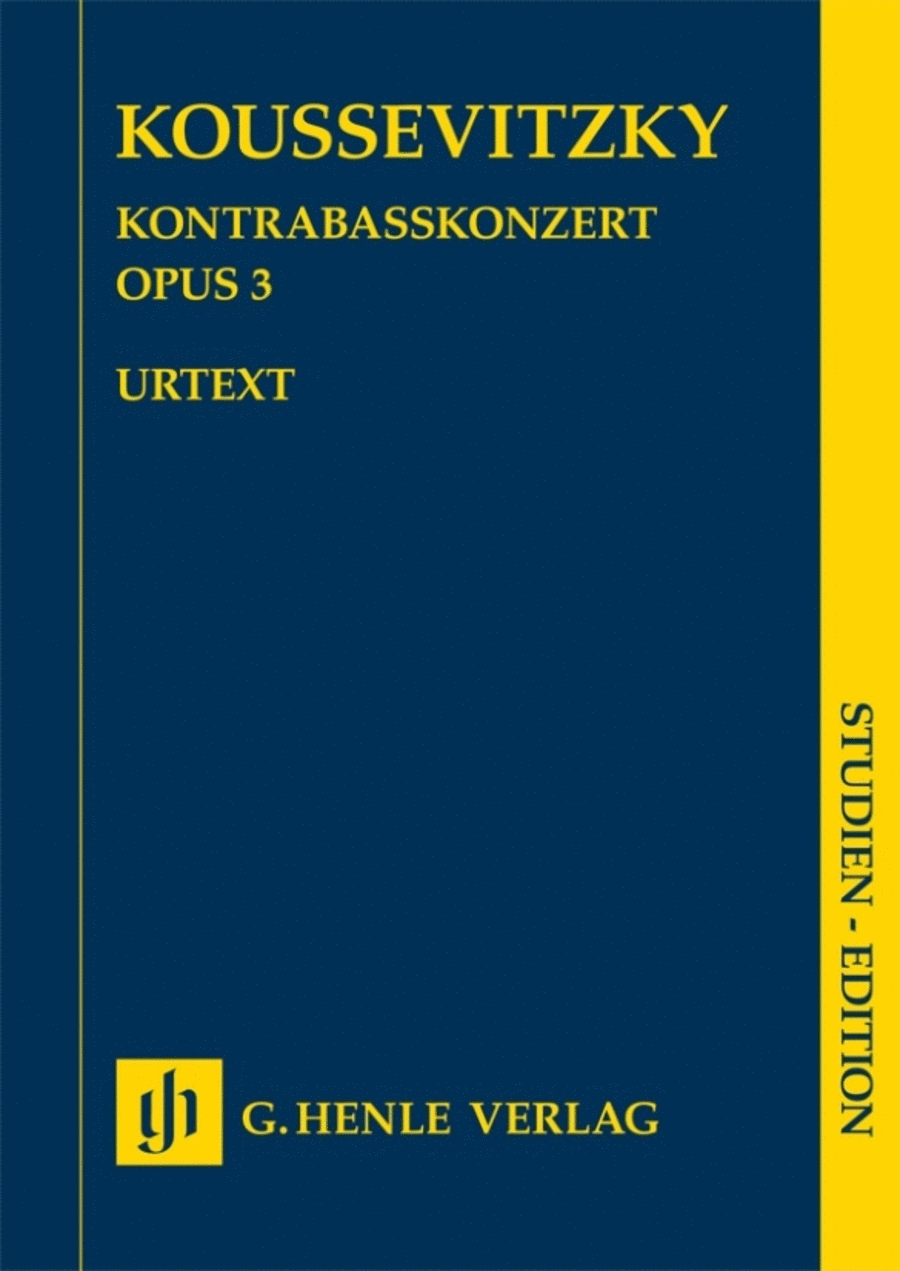 Double Bass Concerto No. 3 Orchestra scores gallery preview page 1
