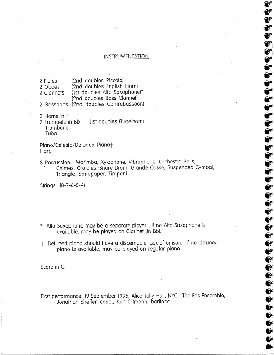 Secret Words - A Suite of Songs Large Ensemble scores gallery preview page 2