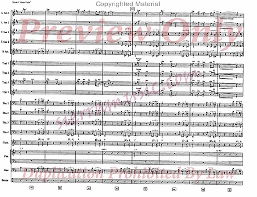 Hobo Flats Big Band scores gallery preview page 13