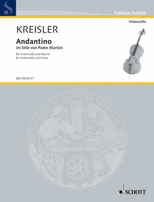 Kreisler Cm2 Andantino Martini Vc Pft