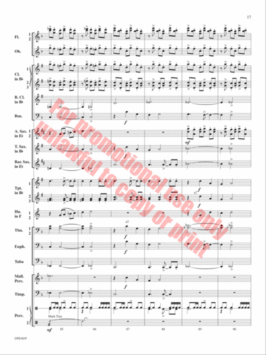 Thrive Concert Band scores gallery preview page 18