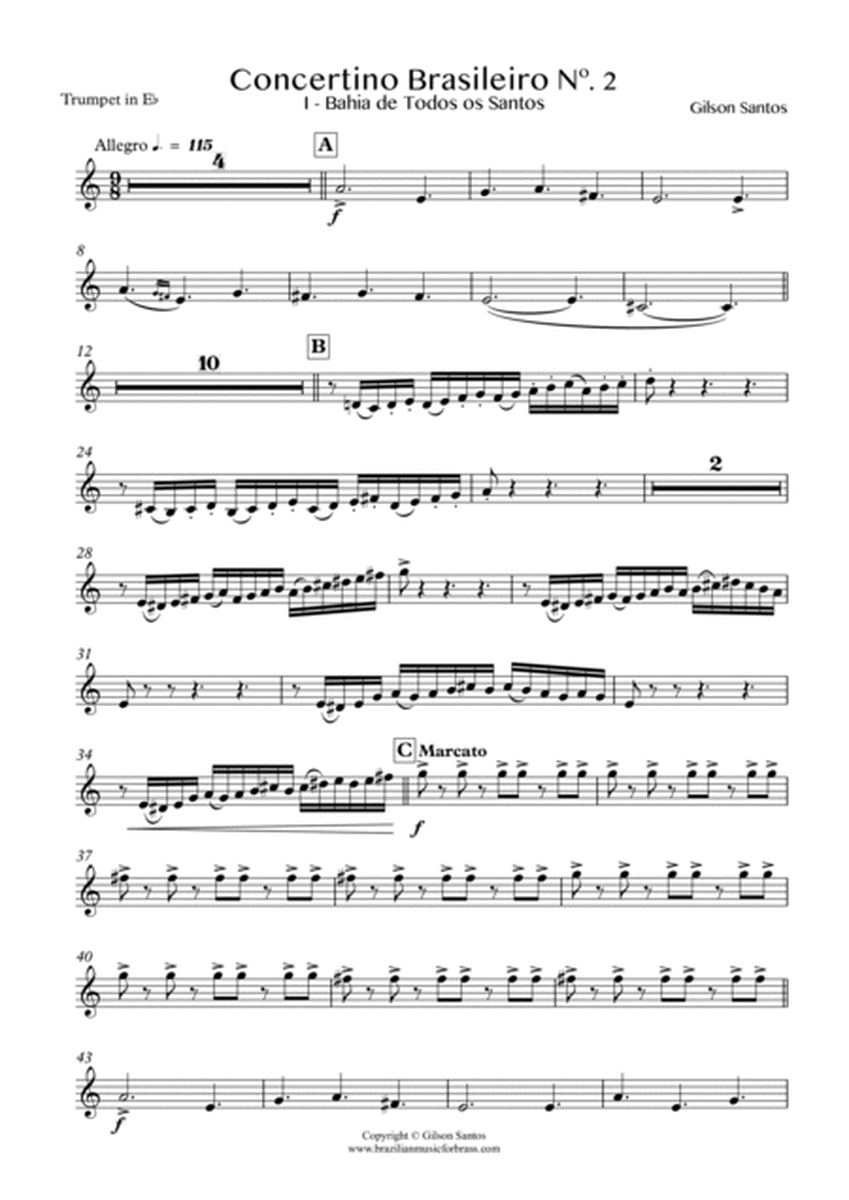 Brazilian Concertino nº 2 for Trumpet in Eb and Piano