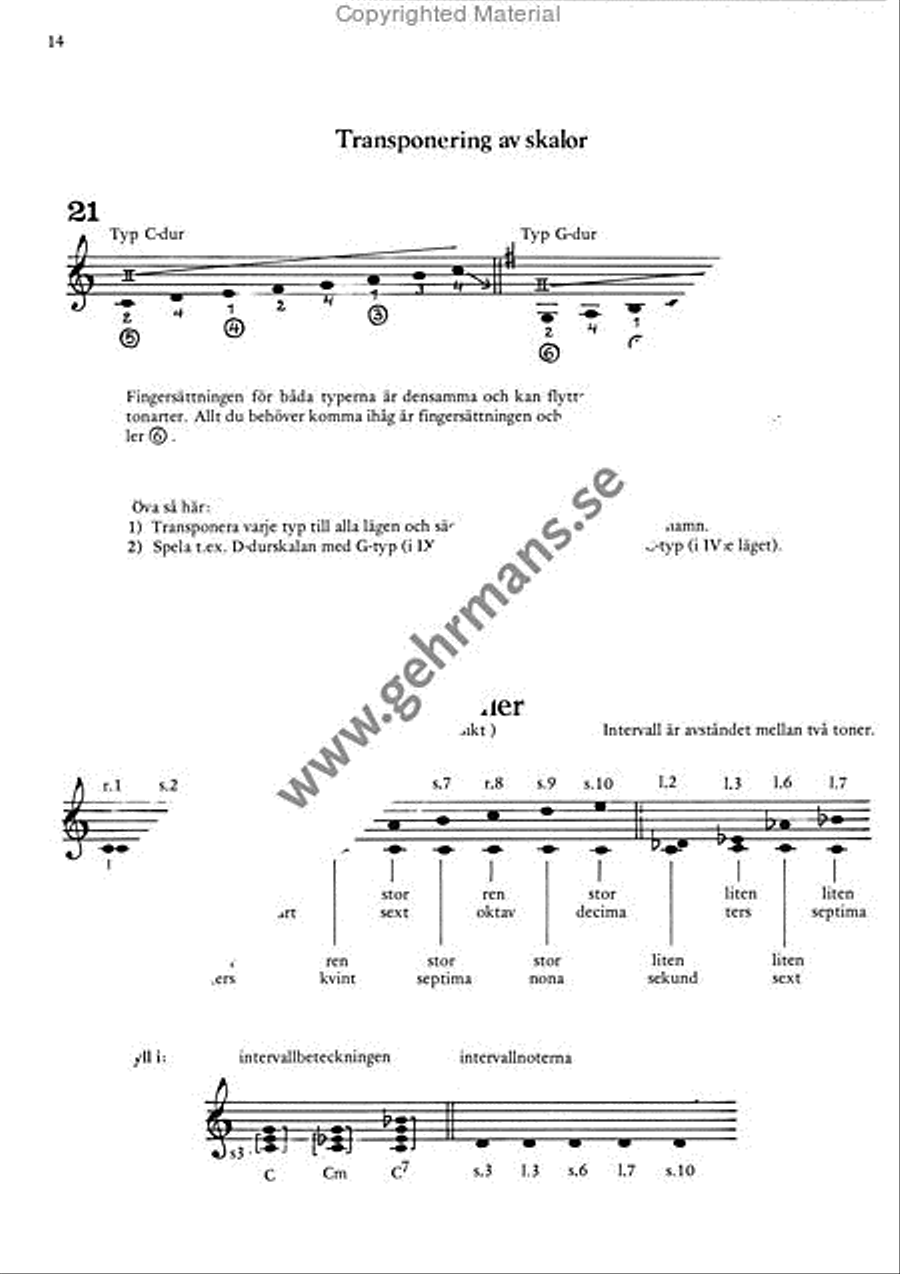 Lar dig spela gitarr 3 Guitar scores gallery preview page 9