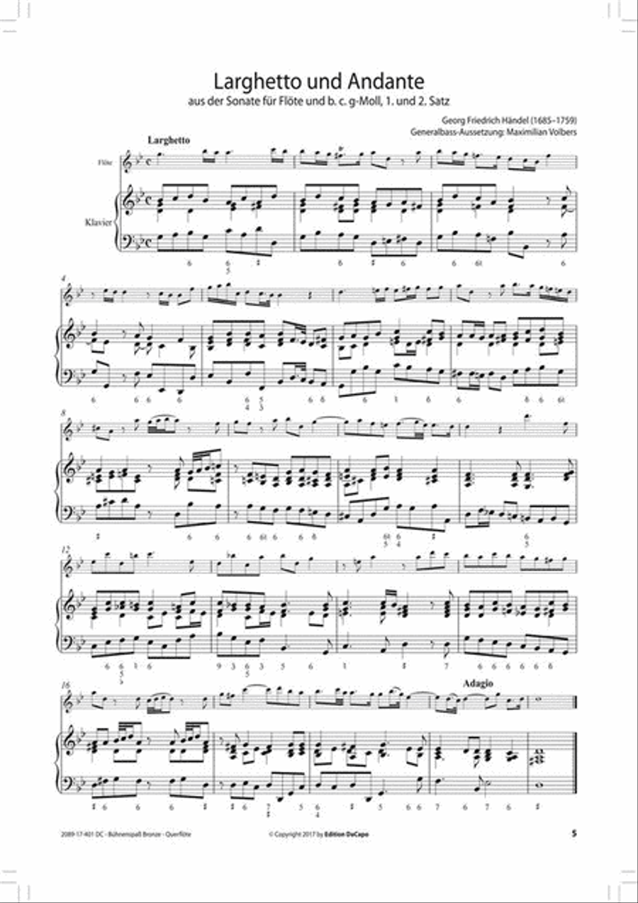 Da Capo Bühnenspaß Bronze - Klavierbegl Flöte Flute scores gallery preview page 2