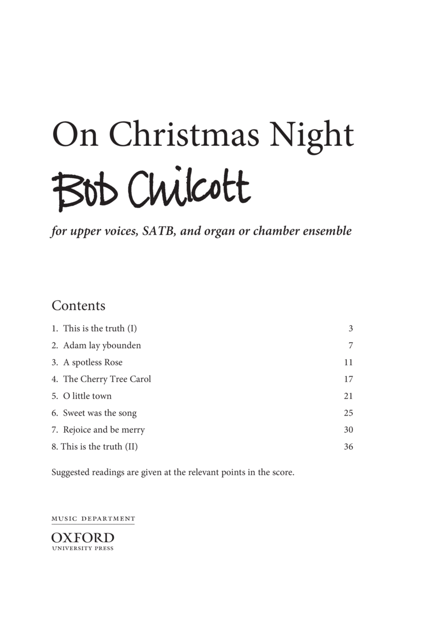 On Christmas Night SSAA scores gallery preview page 1
