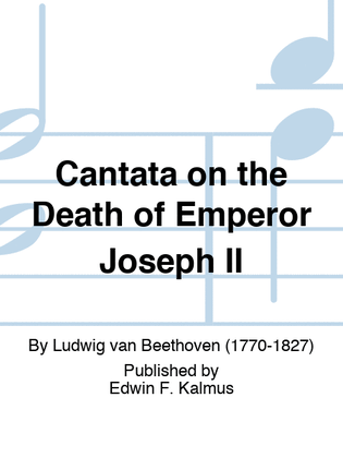 Book cover for Cantata on the Death of Emperor Joseph II