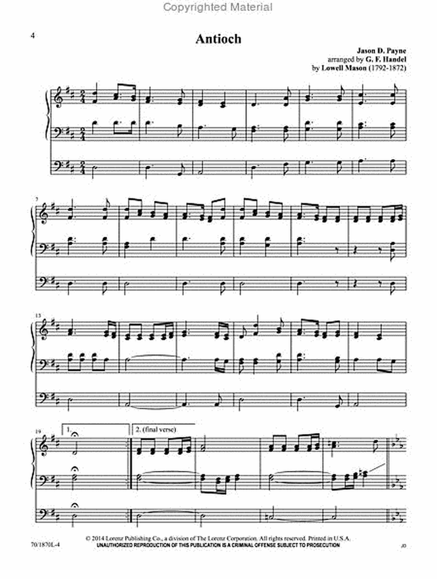 Festive Hymn Tune Harmonizations image number null