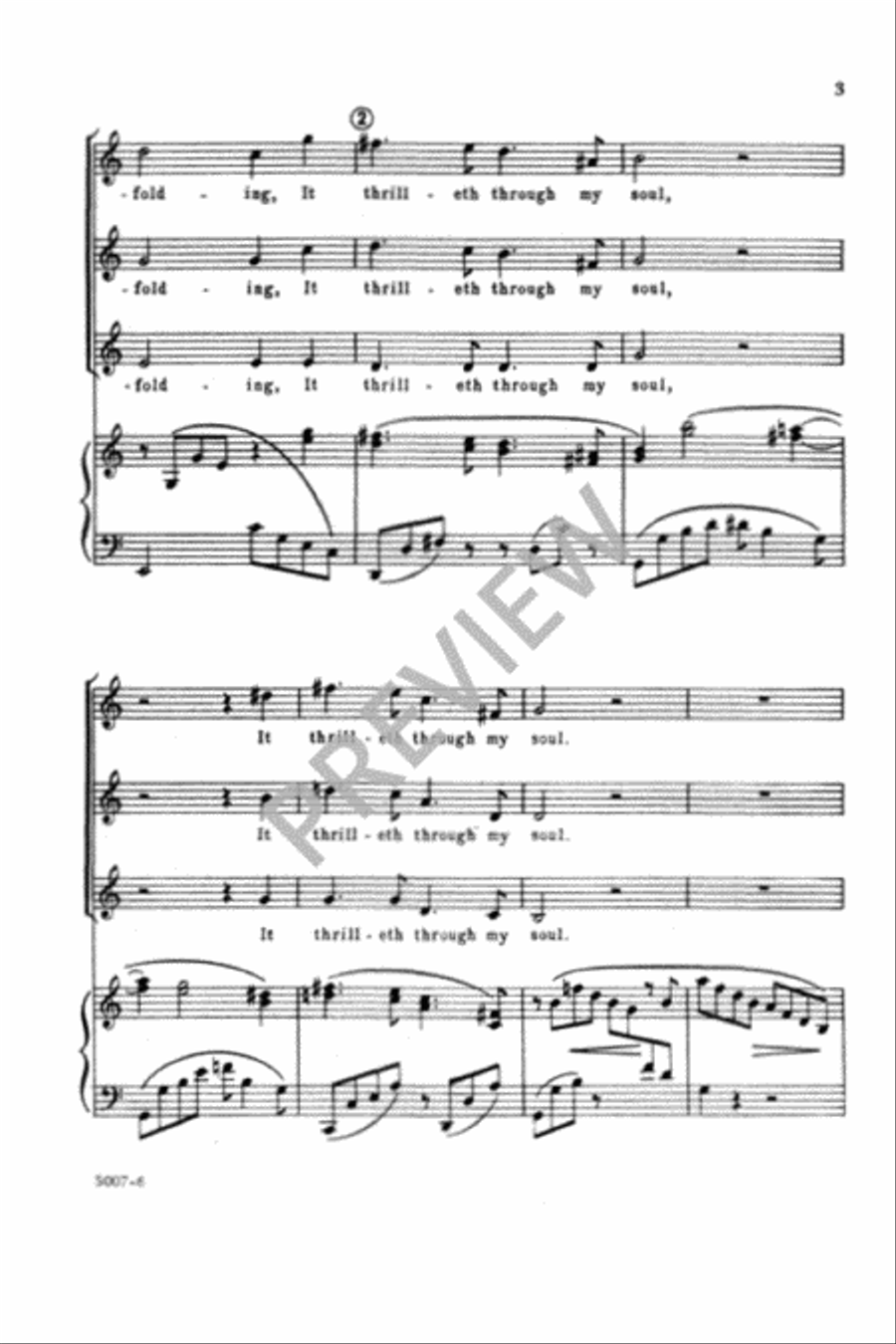 A Thought Like Music SSA scores gallery preview page 4