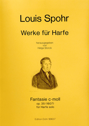 Book cover for Fantasie für Harfe solo c-Moll op. 35 (1807)