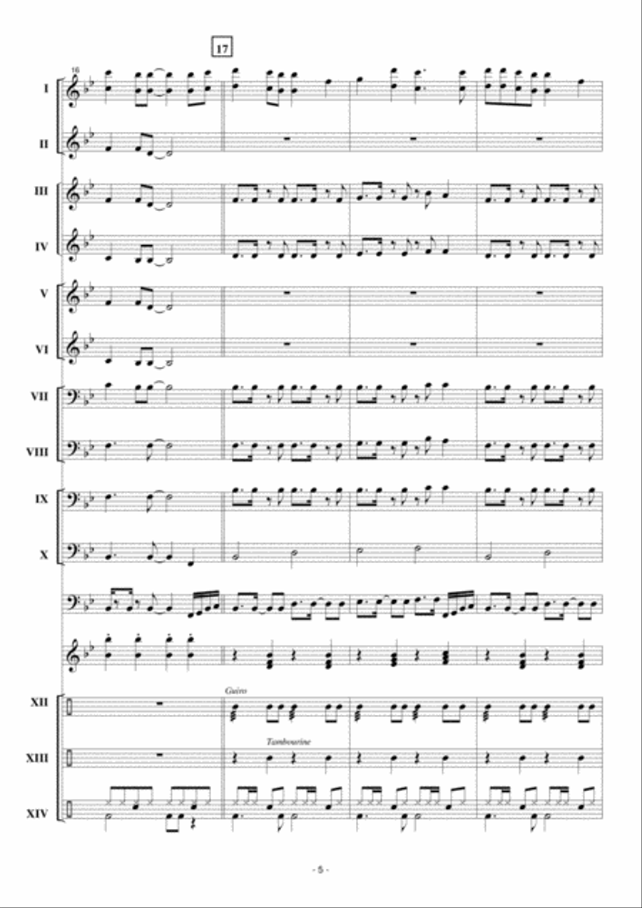 Woepsie Concert Band scores gallery preview page 6