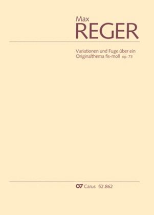 Book cover for Variationen u. Fuge uber Originalth.op.73