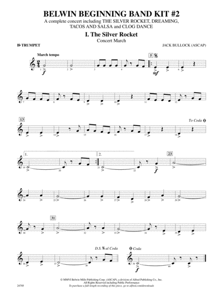 Belwin Beginning Band Kit #2: 1st B-flat Trumpet