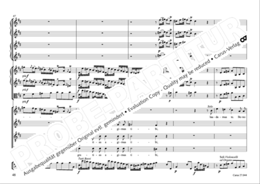 Messa per il Santissimo Natale 4-Part scores gallery preview page 39