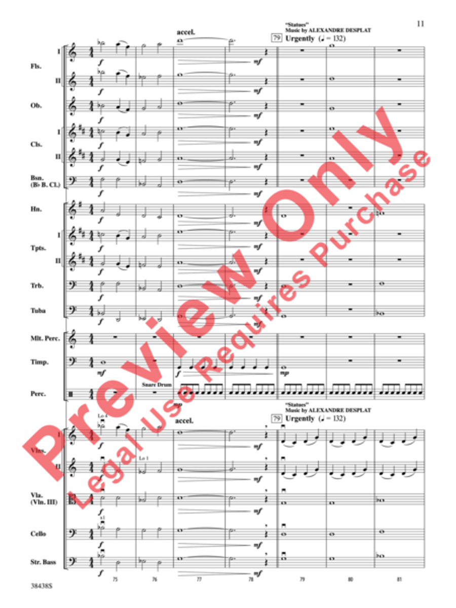 Harry Potter and the Deathly Hallows, Part 2, Selections from Full Orchestra scores gallery preview page 12