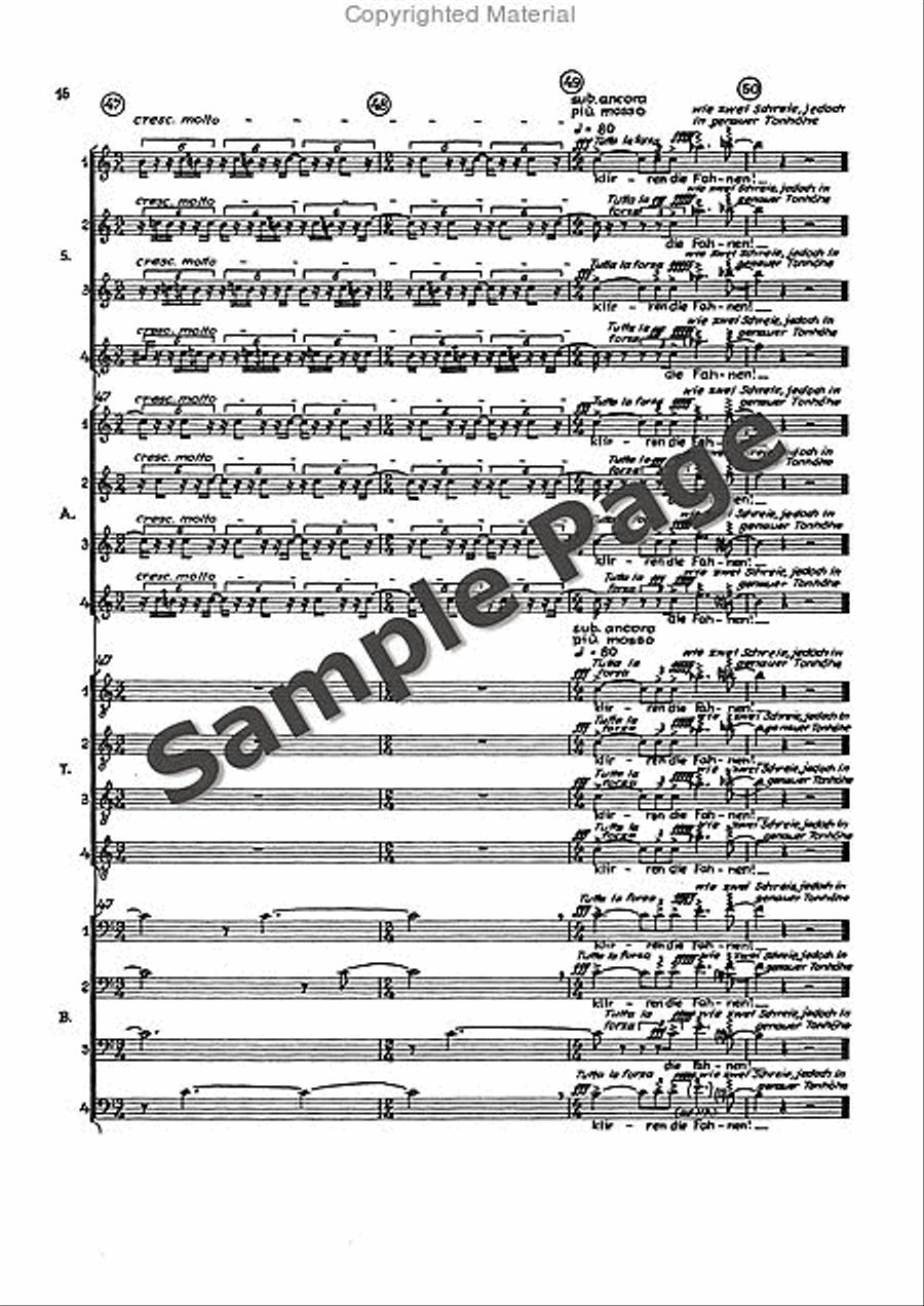 3 Phantasien 4-Part scores gallery preview page 17