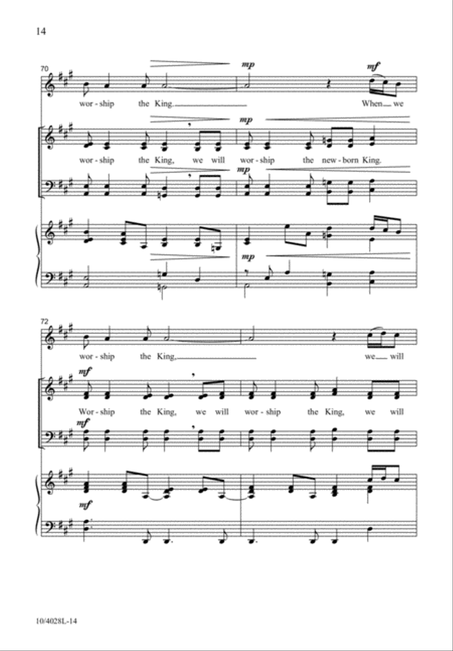 Seeking the King Seeking the King 4-Part scores gallery preview page 15