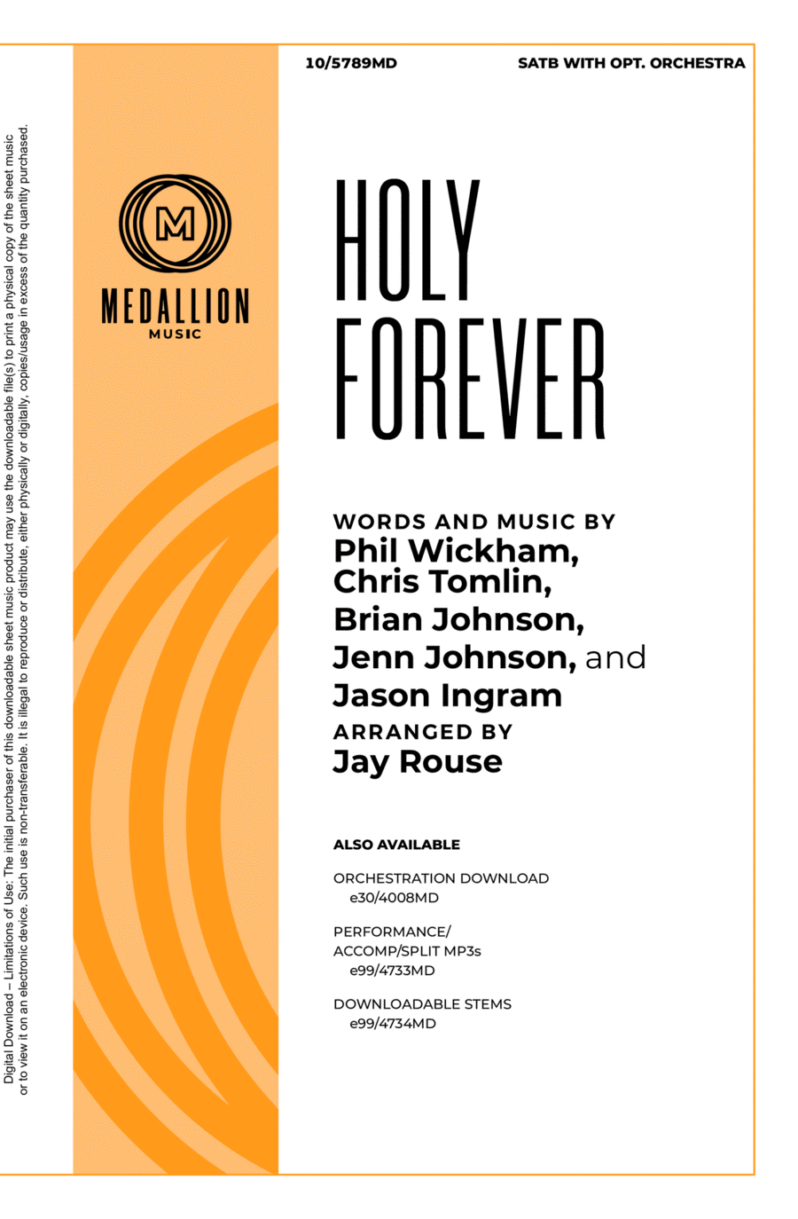 Holy Forever 4-Part scores gallery preview page 1