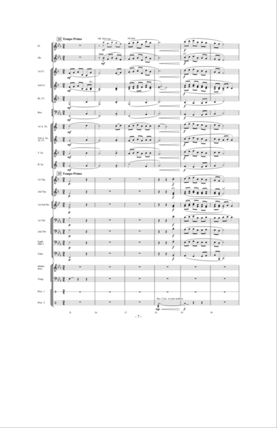 Divinum Mysterium Concert Band scores gallery preview page 6