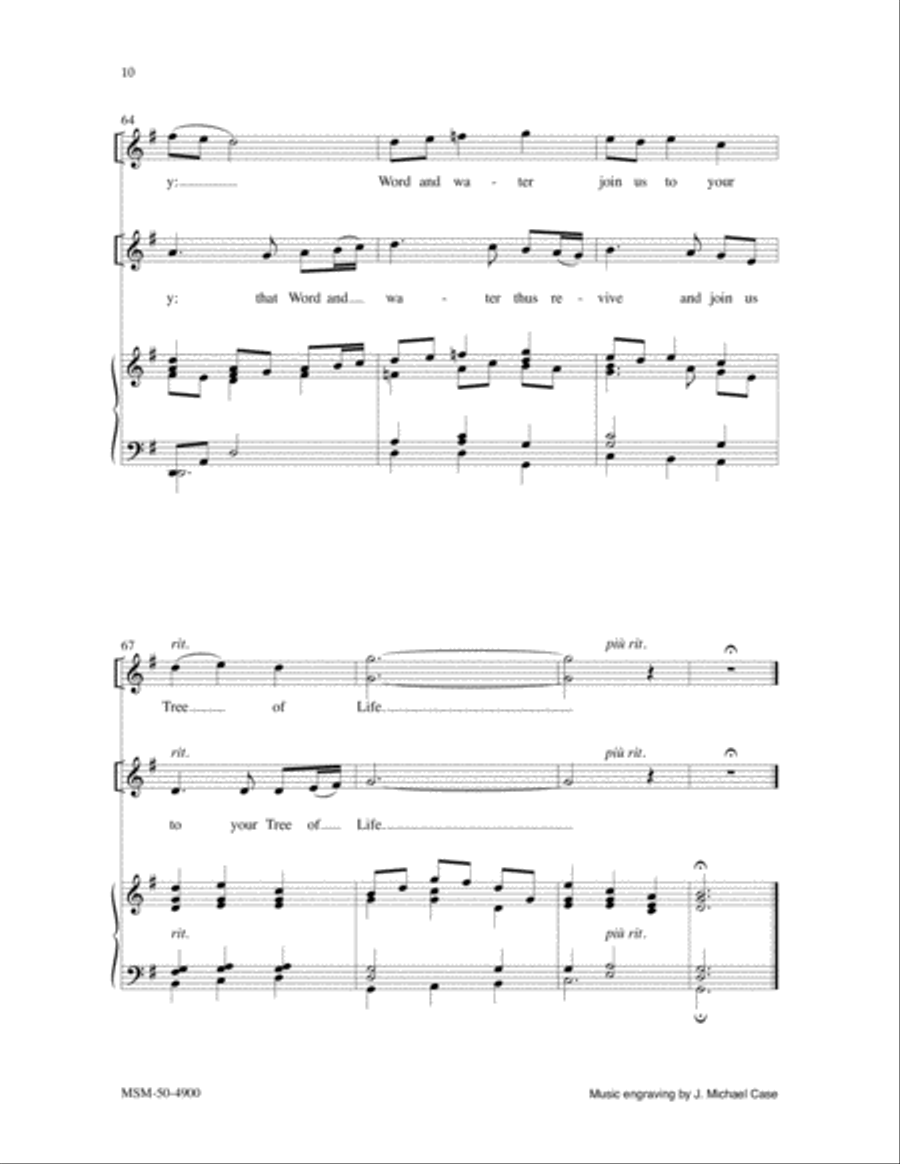 O Blessed Spring O Blessed Spring 4-Part scores gallery preview page 6