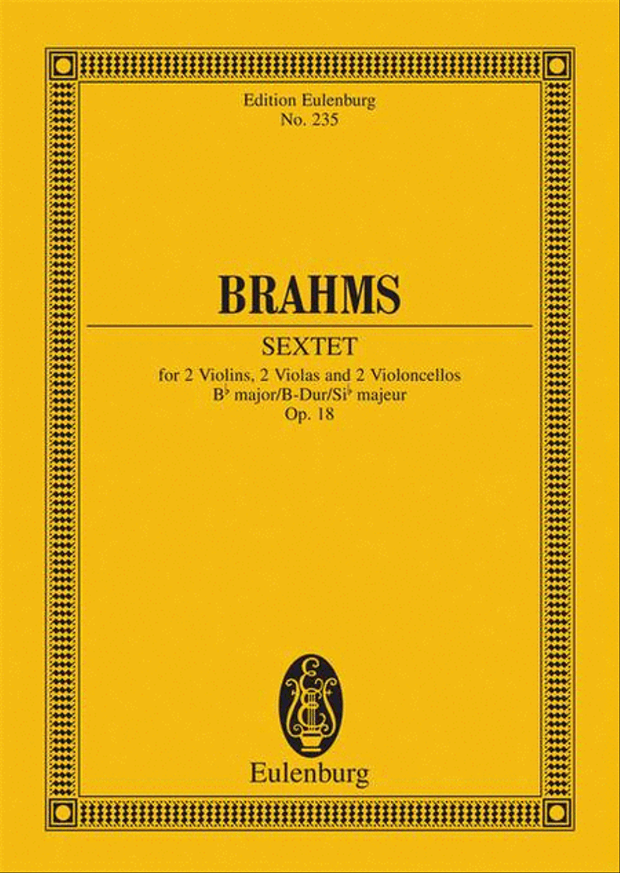 Sextet Bb major Sextet Bb major Cello scores gallery preview page 1