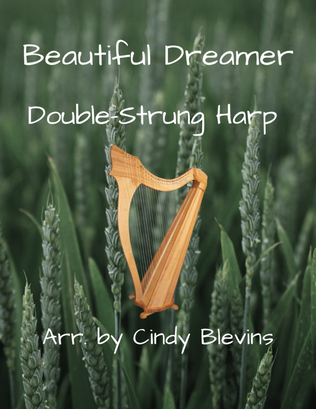 Book cover for Beautiful Dreamer, for Double-Strung Harp
