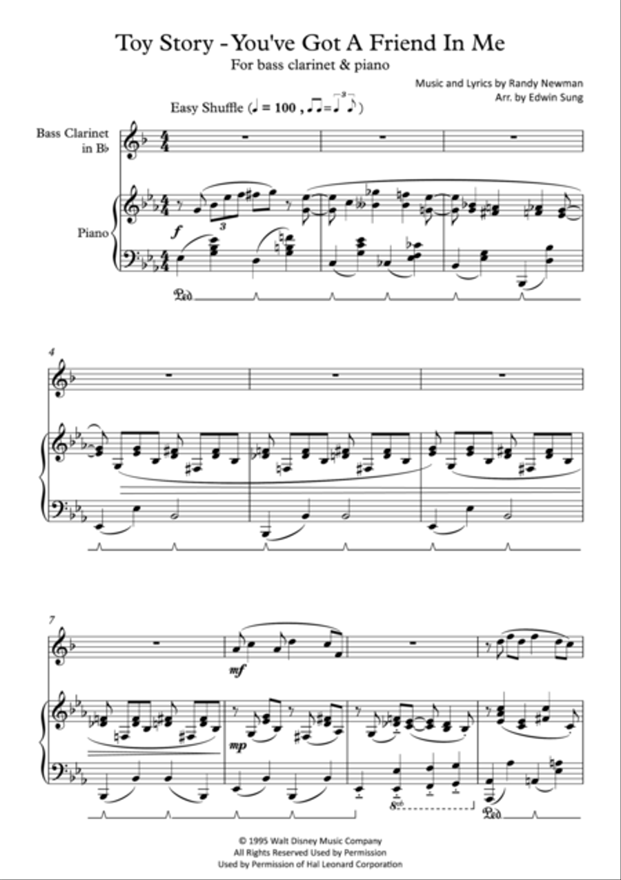 You've Got A Friend In Me Full Orchestra scores gallery preview page 1