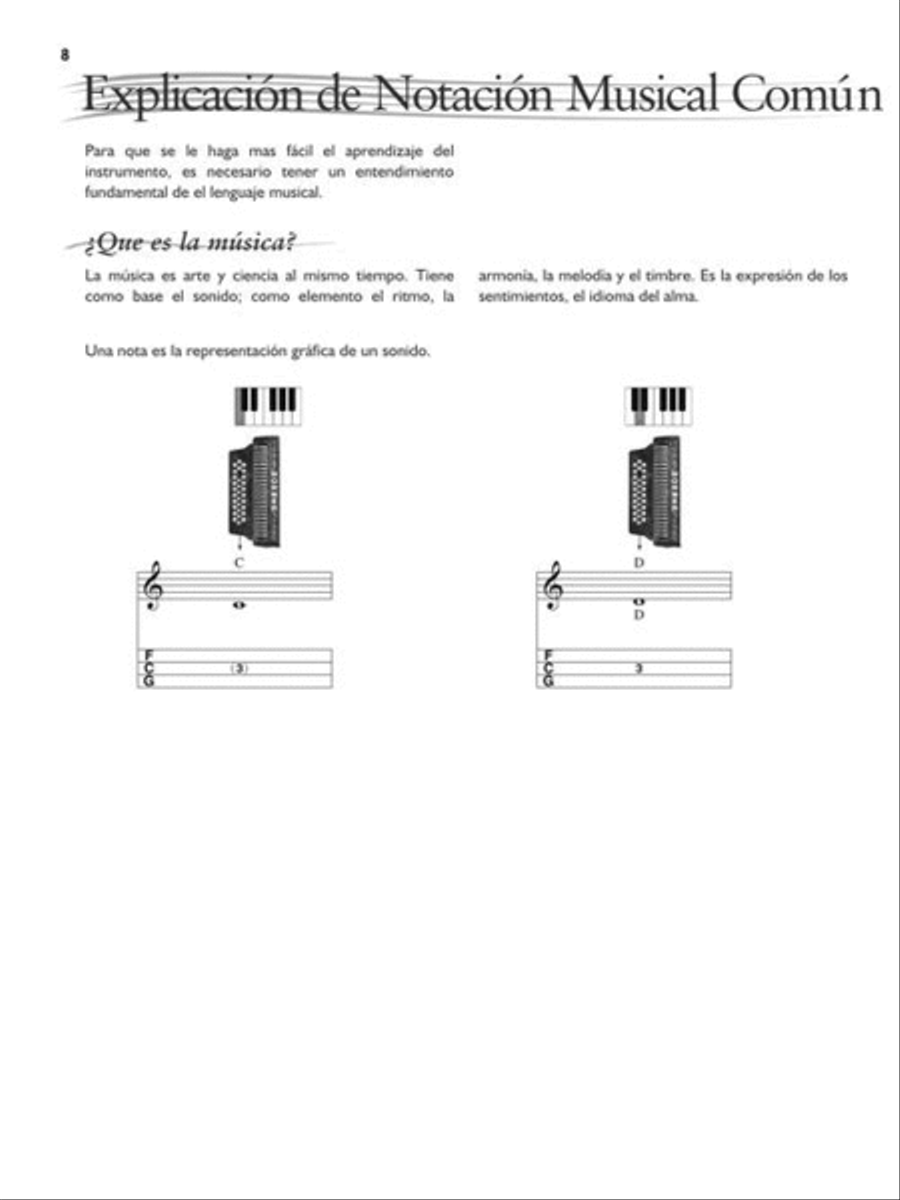 Aprende Ya! Cancionero Para El Acordeon De Botones Accordion scores gallery preview page 10