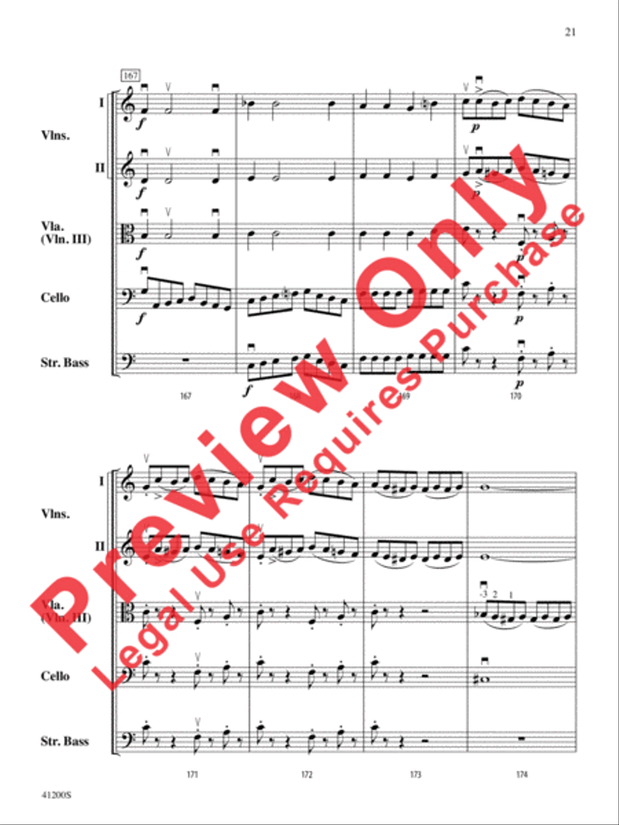 Allegro Molto String Orchestra scores gallery preview page 22
