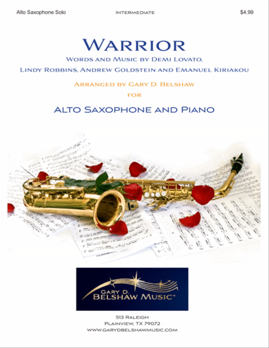 Warrior Alto Saxophone scores gallery preview page 1