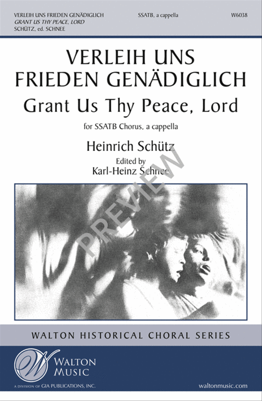 Verleih Uns Frieden Genadiglich SSATB scores gallery preview page 2