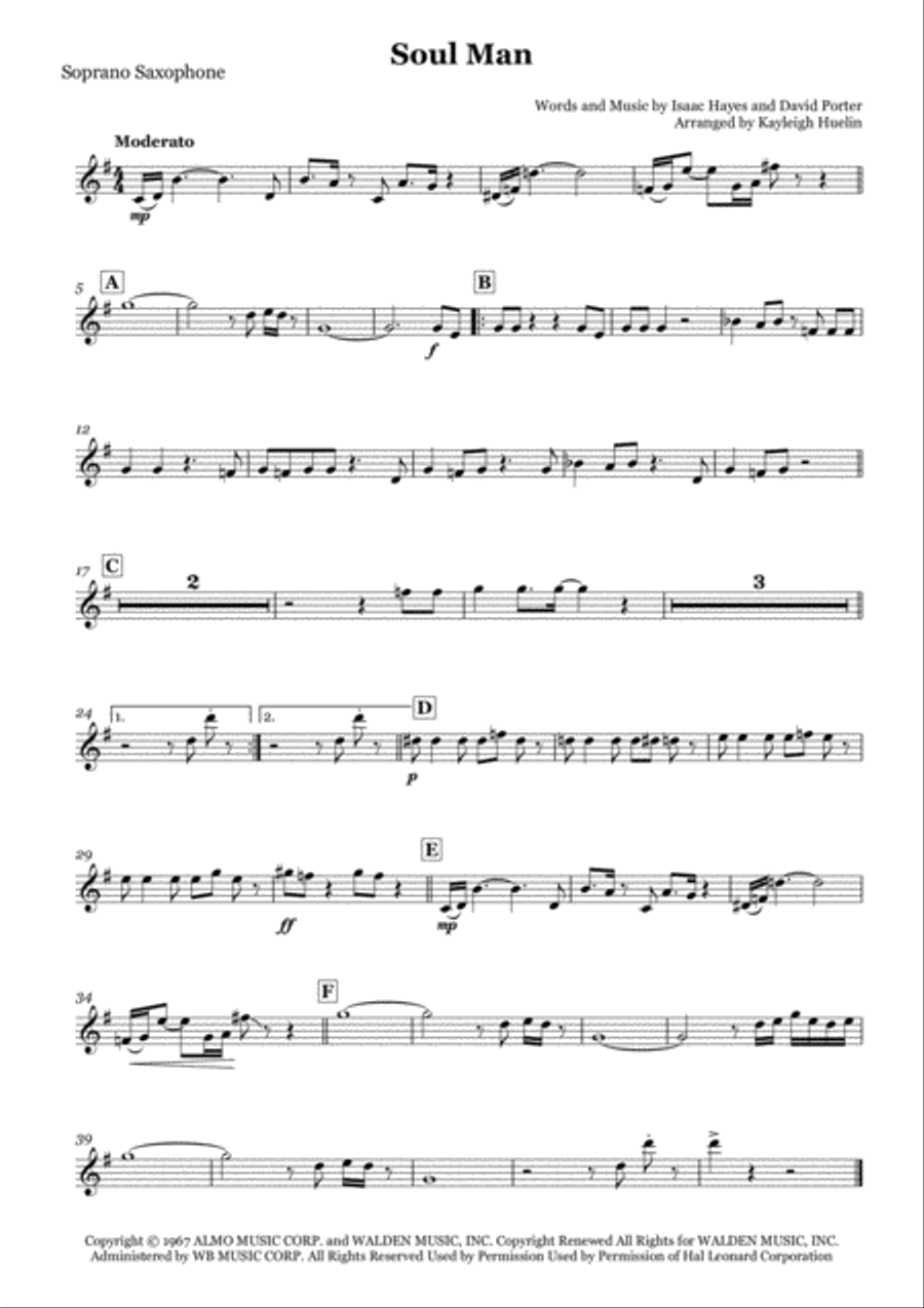 Soul Man Soul Man Woodwind Ensemble scores gallery preview page 5