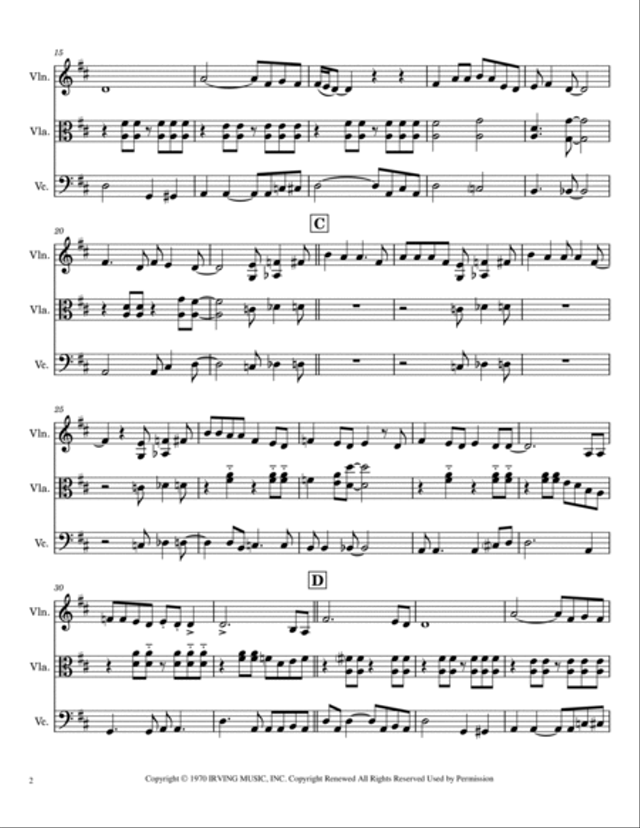Joy To The World String Trio scores gallery preview page 2