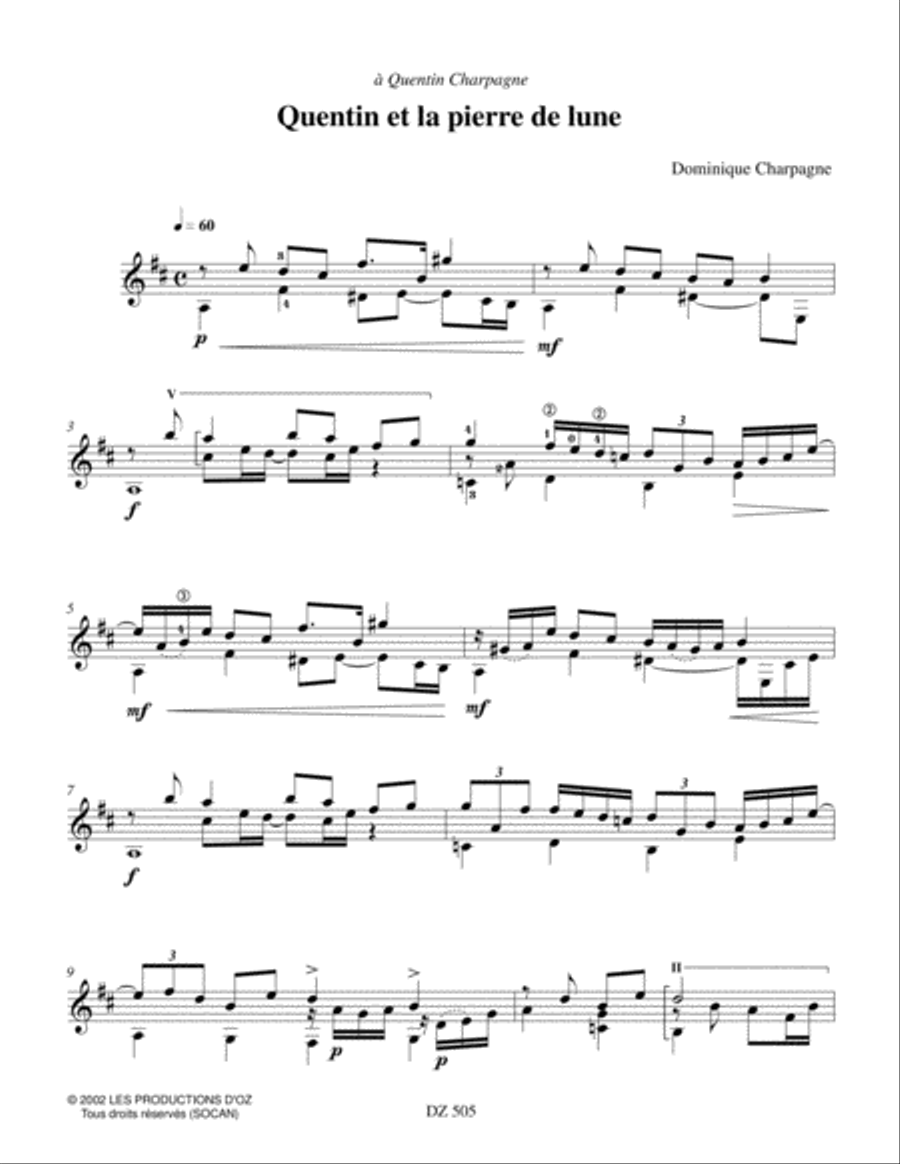 Par ailleurs Par ailleurs Classical Guitar scores gallery preview page 2