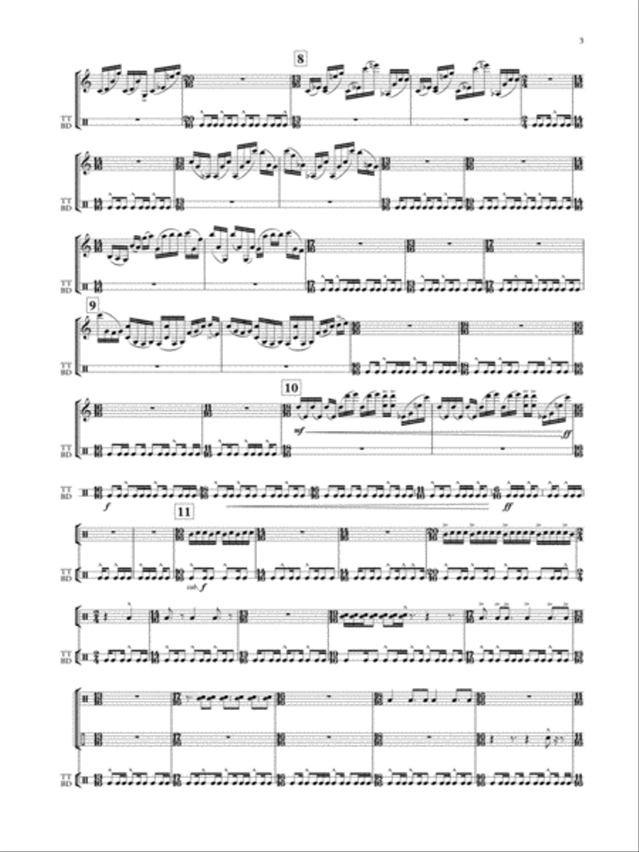 It's About Time (for solo percussion) Percussion scores gallery preview page 3