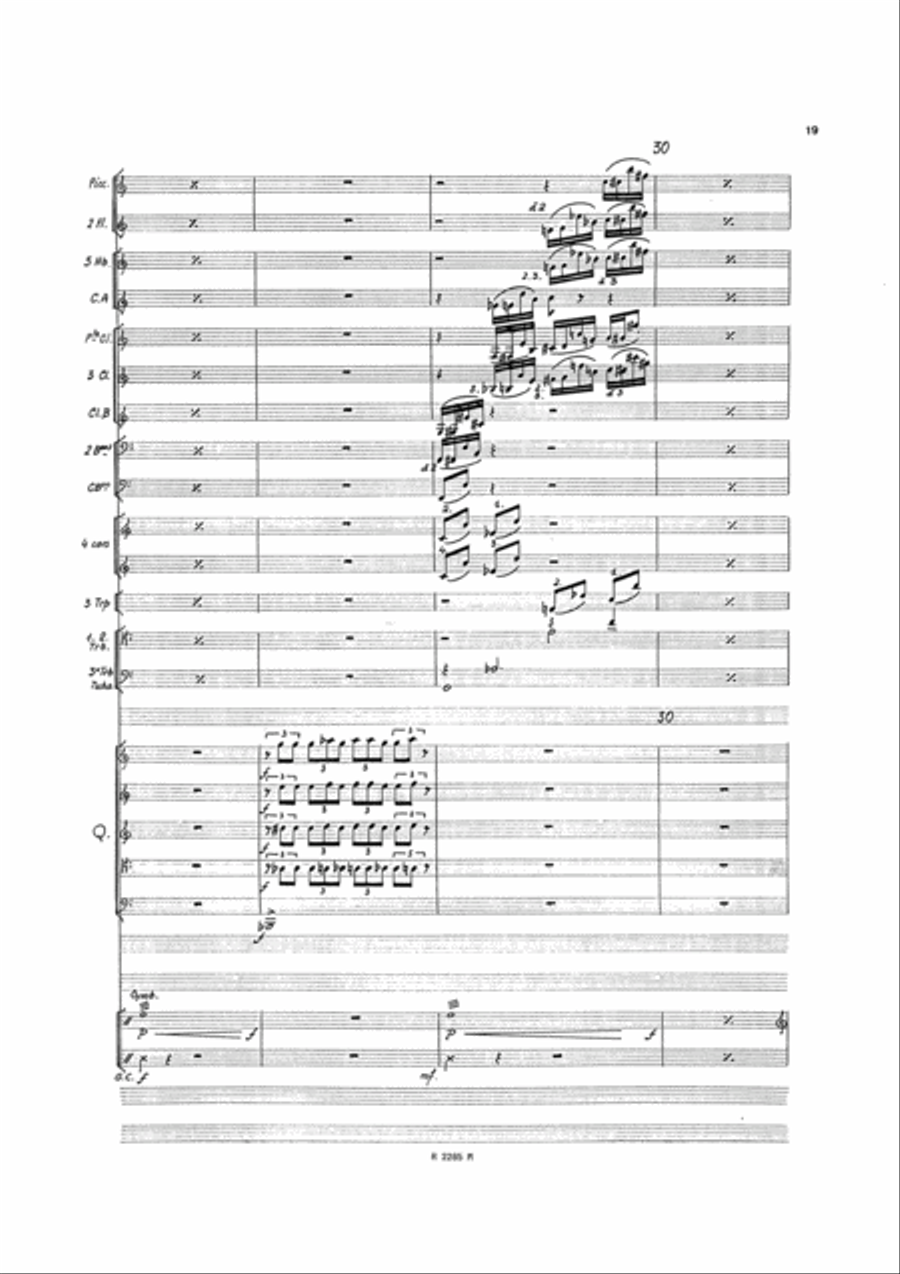 Chants de l'Apocalypse, Quintette de Cuivres Solo Set of Parts scores gallery preview page 16