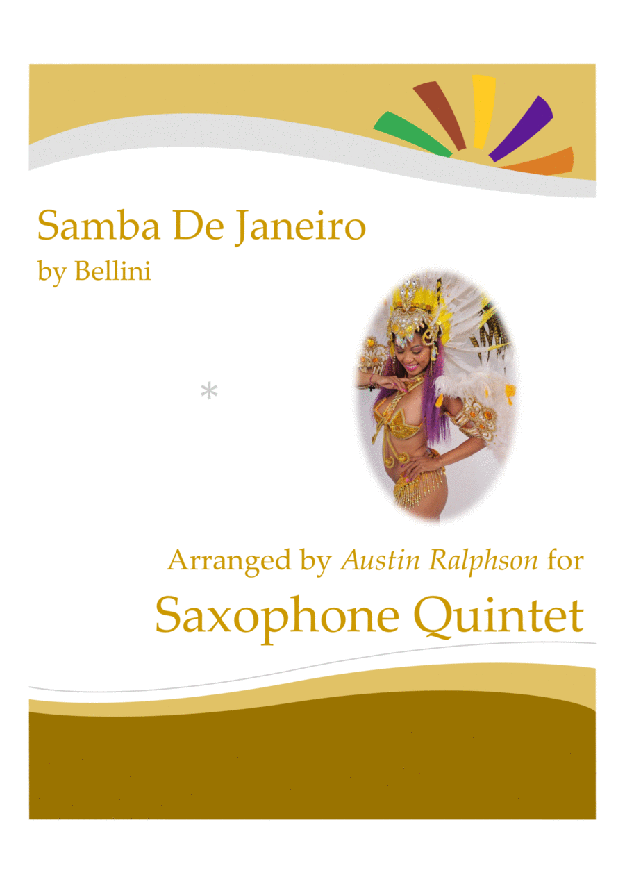 Samba De Janeiro Saxophone Quintet scores gallery preview page 1