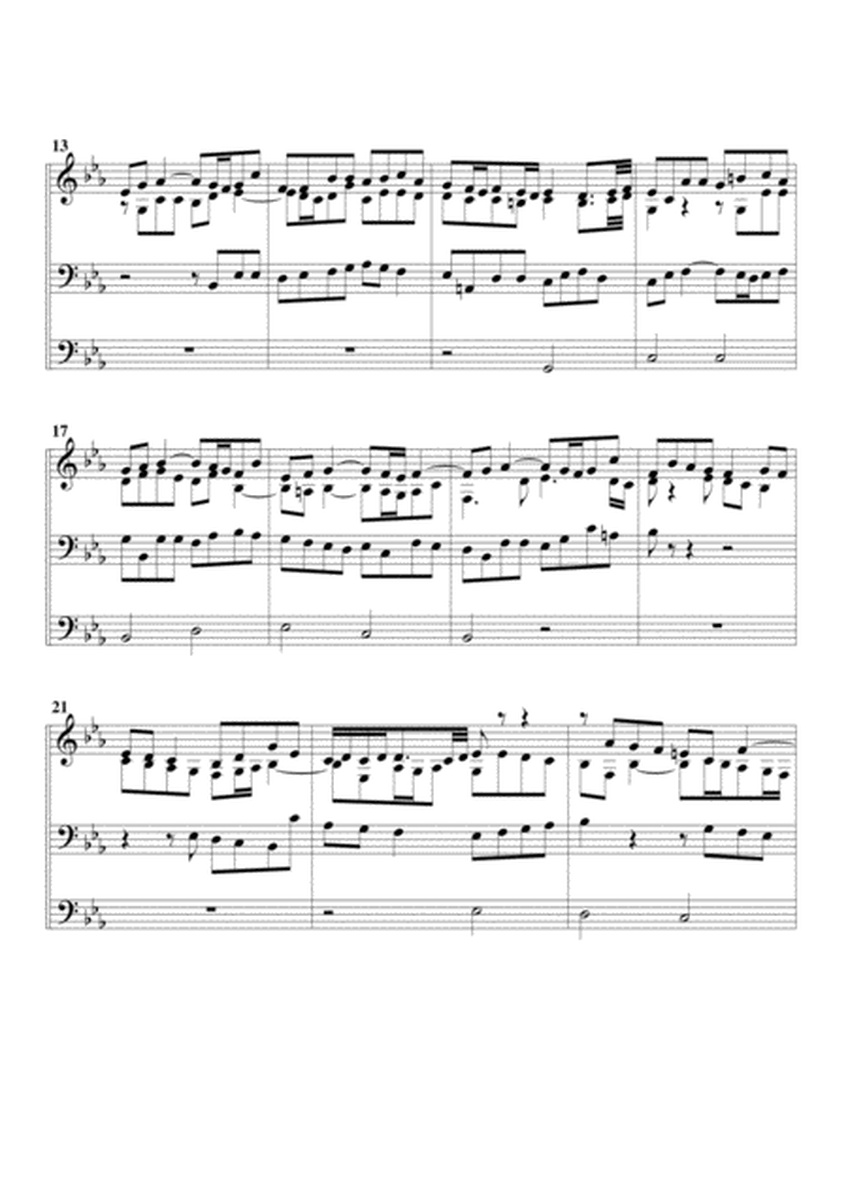 Vom Himmel hoch from Magnificat, BWV 243a (arrangement for organ)