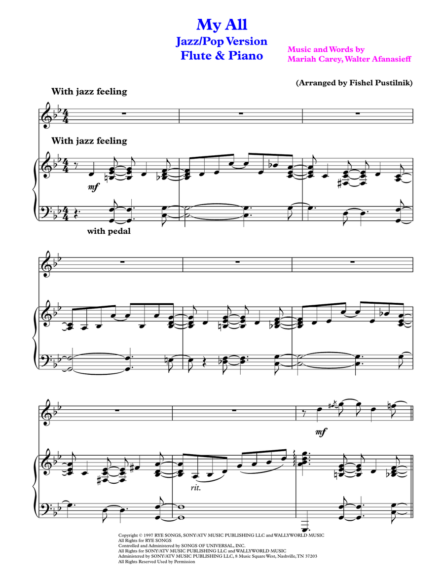 My All Flute Solo scores gallery preview page 2